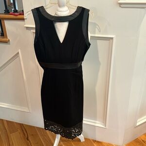 Little black dress with big detail